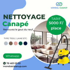 Nettoyage Canapé